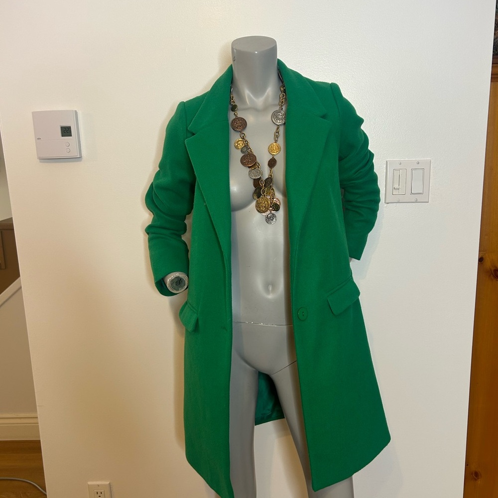 Gorgeous Forever 21 Emerald Green Pea Coat❤️XS